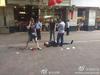 网曝广州北京路发生斗殴砍人事件 警察连开四枪