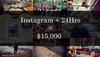 Instagram的24小时 入账15000美元